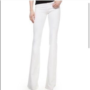 FRAME Forever Karlie Skinny Flare White Jeans 25